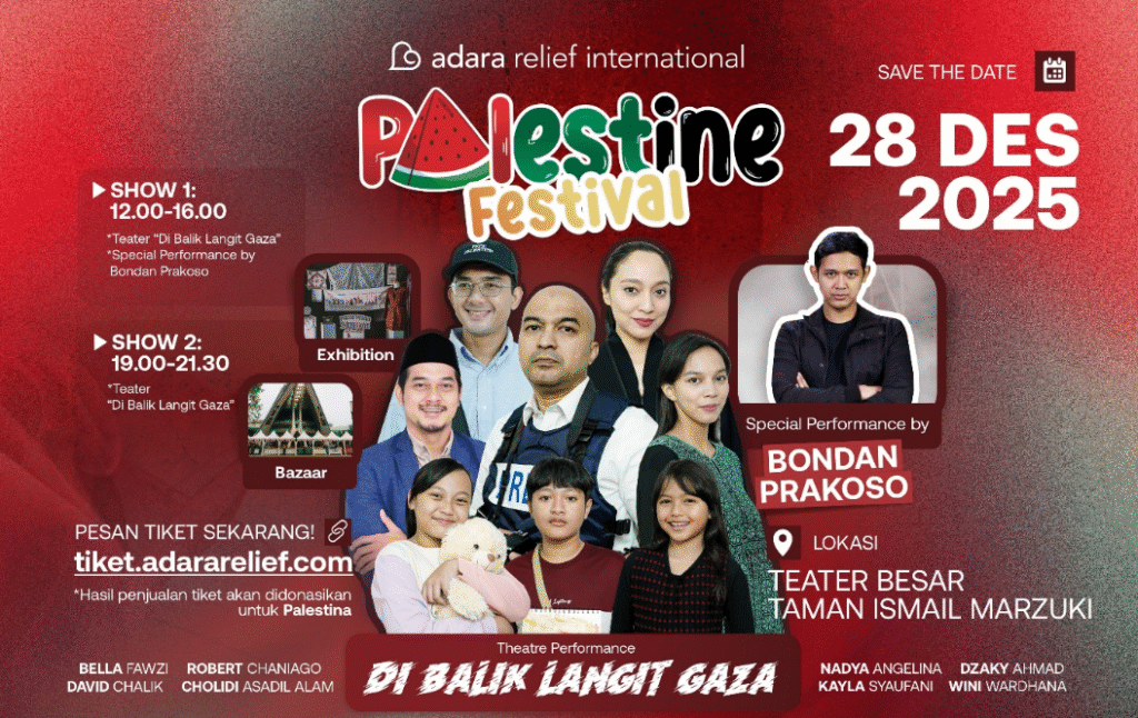 Poster “Di Balik Langit GAZA” (Sumber : Panpel)